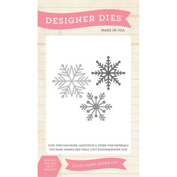Designer Dies Snowflake 3 pcs